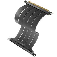 Antec PCIE-4.0 Riser Cable (200mm) Black, Up to RTX4090 / 7900XT. High End Gold Plated and Shielded six Layer PCB. FPS lossless output Stability.