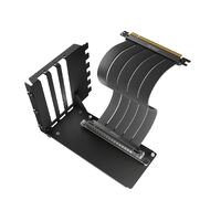 Antec Vertical PCI Bracket and PCI-E 4.0 Cable Kit (200mm) Black. Universal 5070 & 7000x. Premium Gold Plated + 180 degrees Ultra Flexible Cable