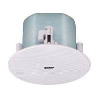 Aten 60W 4" Coaxial Ceiling Speaker 20mm Dome Tweeter 100 - 20 kHz Bandwidth - Use as either an 8 Low-Impedance Speaker or as part of a 70V /100V