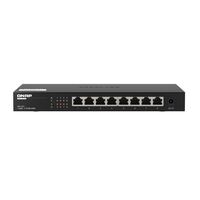 QNAP QSW-1108-8T Instantly upgrade your network to 2.5GbE connectivity 8xPorts 8x2.5GbE 12V/1.5A