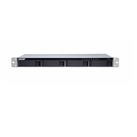 QNAP TS-431XeU-8G 4 Bay NAS AL314 32-bit ARM Cortex-A15 Quad-core 1.7GHz Processor 8GB DDR3 Hot-swappable 2xGE 1x10GbE SFP+ 4xUSB3.2 1U Rackmount 3YR