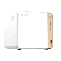 QNAP TS-462-4G Intel® Celeron® N4505 2-core/2-thread processor, burst up to 2.9 GHz, 4 GB on board (non-expandable) 2 Years Limited Warranty