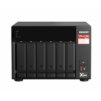 QNAP TS-673A-8G 6 Bay NAS AMD Ryzen Embedded V1500B Quad-core 2.2 GHz 8G DDR4 2xM.2 2280 PCIe Gen3 x1 slots 2x2.5 GEl 3xUSB3.2 Hot-swappable 3 Yrs Wty
