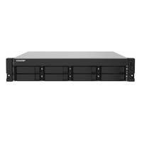 QNAP TS-832PXU-RP-4G 2U Rackmoun 8-Bay NAS AL324 quad-core 1.7 GHz 4GB DDR4 Hot-swappable 2x2.5 Gbe 2 x10GbE SFP+ 1xPCIe Gen 2 x2 4xUSB 3.2 3 yr wty