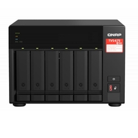 QNAP TVS-675-8G 6 Bay NAS ZhaoXin KX-U6580 8-core 2.5GHz 8G DDR4 Hot-swappable 2xM.2 2280 PCIe Gen 3 x1 2 x2.5GbE WOL 2xPCle Gen 2xUSB3.2 3yr wty