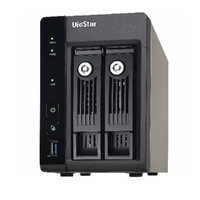 Qanp VS-2308 2 Bay 8 Channel NVR Celeron J1900 CPU 2 x 4 GB RAM 2 x SODIMM DDR3L 5G USB DOM 2 x GbE RJ45 3 x USB 3.0 Tower Kensington security slot