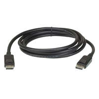 Aten 2m DisplayPort Cable, supports up to 3840 x 2160 @ 60Hz, 28 AWG copper wire construction for high-definition media connections