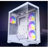 Antec C3 ARGB White ATX,  270 Degrees Full View, 4x ARGB PWM Fans with control, 36CM top, 24cm Front. Cable Management, GPU 41.5 CM. Ultra Gaming Case