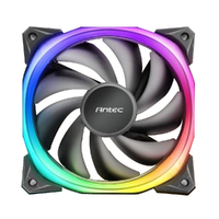 Antec Fusion 120mm ARGB PWM HB Fan, Airflow 57.93 CFM, Air Pressure 2.11, Noise Level 31.21. Woven Cable, PMW Daisy Chain design, 3 Yrs Warranty