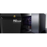 Antec P82 Silent ATX, mATX, Support up to 360mm Radiator, Includes 3x Fans, Max GPU 30mm, Easy Access I/O Ports, Corporate Office Case