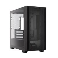 ASUS A21 micro-ATX case offers support for 360 mm radiators, and 380 mm graphics card, BLACK