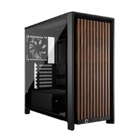 Corsair FRAME 4000D WOOD RS Modular Mid-Tower PC Case, Black & Walnut
