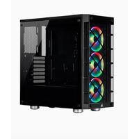 Corsair  iCUE 465X RGB ATX BLACK (LL120 RGB Fan), 7+2 PCI Slot for Multi-VGA Setup,  Mid-Tower Smart Case V2 (LS)