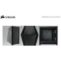 Corsair 5000D TG E-ATX, ATX, USB Type-C, 2x 120mm Airguide Fans, Radiator 360mm. 7x PCI, 4x 2.5' SSD, 2x 3.5' HDD. VGA 420mm. Black Tower Case (LS)
