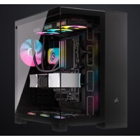 CORSAIR 6500X Tempered Glass ATX Mid-Tower, Dual Chamber, Cable Management, Black Case