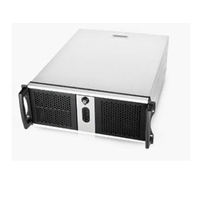 Chenbro RM42300 Black 4U Rackmount Case, No PSU, 2x USB 2.0, External 3x 5.25',Internal 4x 3.5', 1x Slim ODD Slot, 1x 120mm Fan