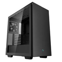 DeepCool CH510 Mid-Tower ATX Case, Tempered Glass, 1 x 120mm Pre-Installed Fans, 2 x 3.5' Drive Bays, 7 x Expansion Slots