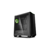 Deepcool Earlkase RGB V2 Tempered Glass ATX Case With RGB Lighting System, 1xPre-installed RGB Rear Fan, 1x Black Fan, 1mm All-metal Front Panel (LS)