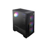 MSI MAG FORGE 130A AIRFLOW ATX Case, 2x USB 5Gbps, 1x Mic-in / Audio-out, 1x LED, 3x 2.5', 2x 2.5'/3.5', ATX / Micro-ATX / Mini-ITX