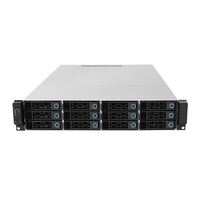 TGC Rack Mountable Server Chassis 2U 650mm, 12x 3.5' Hot-Swap Bays, 2x 2.5' Fixed Bays, up to E-ATX Motherboard, 7x LP PCIe, 2U PSU Required