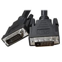 8Ware DVI-D Dual-Link Cable 1.5m - 28 AWG Dual-link DVI-D Male 25-pin