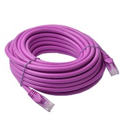 8Ware Cat6a UTP Ethernet Cable 10m Snagless??Purple
