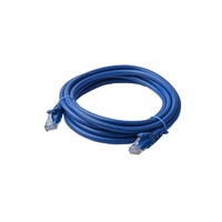 8Ware Cat6a UTP Ethernet Cable 3m Snagless??Blue