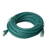 8Ware Cat6a UTP Ethernet Cable 50m Snagless??Green
