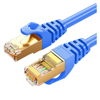 8Ware CAT7 Cable 1m (100cm) - Blue Color RJ45 Ethernet Network LAN UTP Patch Cord Snagless