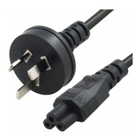 8ware AU Power Lead Cord Cable 1.8m/2m - 3-Pin to Clover Leaf Plug IEC-C5 Mickey Type 240V 7.5A 3-core for Intel NUC/Notebook/Laptop AC Adapter