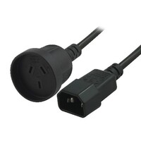 8Ware Power Extension Cable 15cm 3-Pin AU to IEC C14 Female to Male for UPS ~CBC-RC-3083 H40UPSIEC150MM