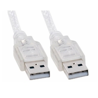 8Ware 2m USB 2.0 Cable - Type A to Type A Male to Male High Speed Data Transfer for Printer Scanner Cameras Webcam Keyboard Mouse Joystick