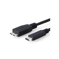 8Ware USB-C to Micro USB-B Cable 1m Type-C to Micro B Male to Male Black 10Gbps