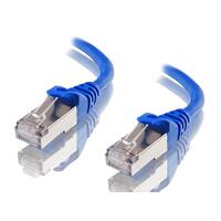 Astrotek CAT6A Shielded Ethernet Cable 25cm/0.25m Blue Color 10GbE RJ45 Network LAN Patch Lead S/FTP LSZH Cord 26AWG