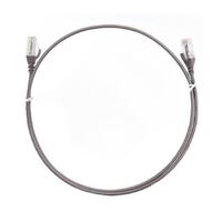 8ware CAT6 Ultra Thin Slim Cable 3m / 300cm - Grey Color Premium RJ45 Ethernet Network LAN UTP Patch Cord 26AWG for Data