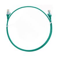 8ware CAT6 Ultra Thin Slim Cable 0.50m / 50cm - Green Color Premium RJ45 Ethernet Network LAN UTP Patch Cord 26AWG for Data Only, not PoE