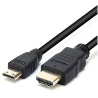 Astrotek Mini HDMI to HDMI Cable 1m with Ethernet 1.4V 3D HD 1080p 9pin Male (Type A) to 19P Male (Type C) 30AWG for Tablet Smart Phone