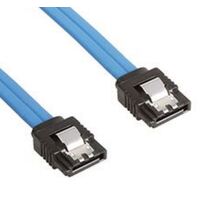Astrotek SATA 3.0 Data Cable Male to Male Straight 180 to 180 Degree with Metal Lock 26AWG Blue 50cm ~CB8W-FC-5080