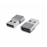Astrotek USB-C to USB-A Type C Female to Type-A Male OTG Adapter 480Mhz For Laptop, Wall Chargers,Phone Sliver