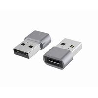 AstrotekUSB Type C Female to USB 2.0 Male OTG Adapter 480Mhz For Laptop, Wall Chargers,Phone Sliver 1 Yr WTY
