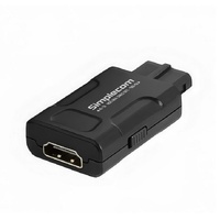 Simplecom CM461v2 HDMI Adapter Composite AV and S-Video to HDMI Converter for Nintendo NGC N64 SNES SFC
