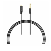 Verbatim 3.5mm 3 Meters - Premium Aux Audio Extension Cable 3m - Black