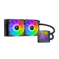 Antec SYMPHONY 240mm ARGB Advanced Liquid CPU Cooler, PWM LED Fan, PTFE Tubing, LGA 115x, 1200, 2011-v3, 2066, AM4, AM5 FMx, TR4