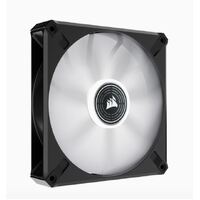 Corsair ML ELITE Series, ML140 LED ELITE, 140mm Magnetic Levitation White LED Fan with AirGuide, Single Pack(LS)