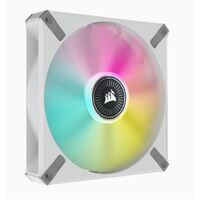 Corsair ML ELITE Series, ML140 RGB ELITE WHITE, 140mm Magnetic Levitation RGB Fan with AirGuide, Single Pack (LS)