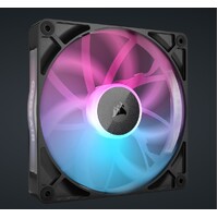 RX140 RGB Black, Single Fan PWM. AirGuide Magnetic Bearing. High Airflow and Efficient. Case Black Fan