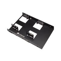 Corsair Dual Corsair 2.5' to 3.5' HDD SSD Mounting Bracket Adapter Rack Dock Tray Hard Drive Bay for Desktop Computer PC Case