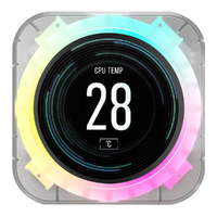 Corsair iCUE ELITE CPU Cooler LCD Display Upgrade Kit ICE -  transforms your CORSAIR ELITE CAPELLIX CPU cooler into a personalized dashboard Display