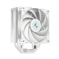 DeepCool AK400 White Performance CPU Cooler, 4 Heat Pipe Tower, High-Performance FDB Fan, 220W Heat Dissipation, Intel LGA1700/1200/1151 AMD AM4