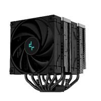 DeepCool AK620 Zero Dark High Performance CPU Cooler Dual-Tower Design, 2x120mm Fluid Dynamic Bearing Fans, 6 Copper Heat Pipes Intel LGA1700/AMD AM5